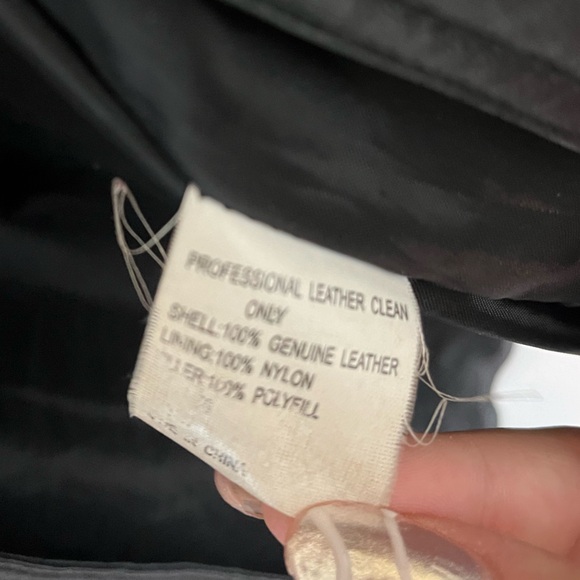 Marco Morani by Comint black oversized leather coat - Picture 6 of 7